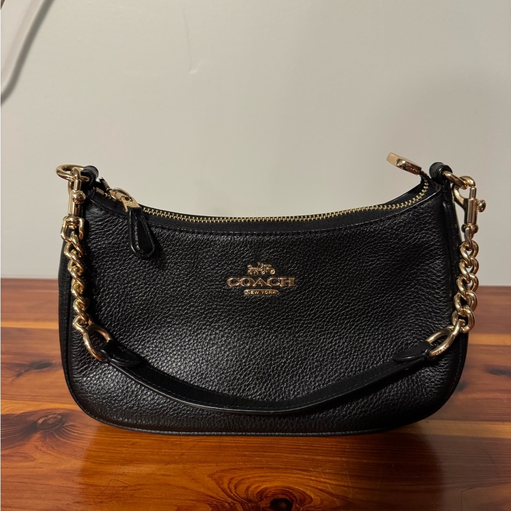 Coach Black Terry Shoulder Bag